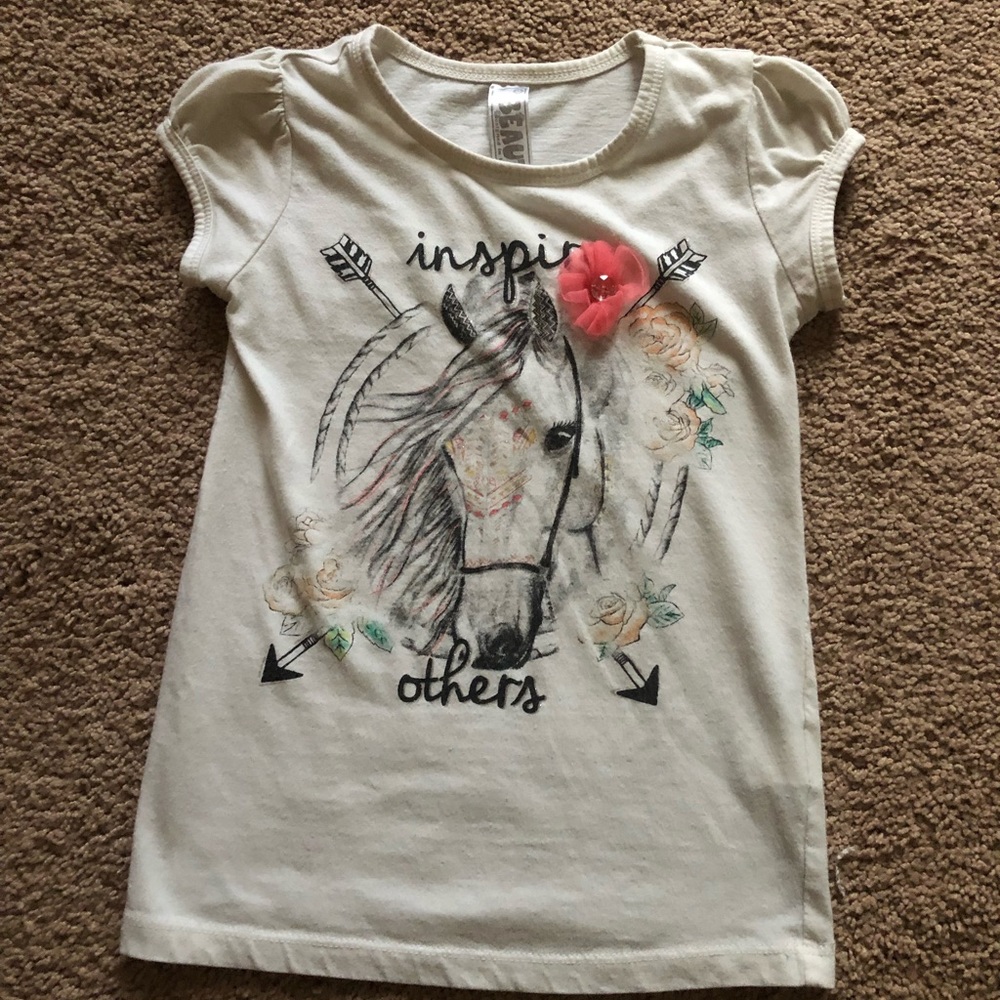 Girls horse shirt